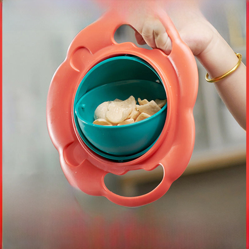 Spill-proof gyro bowl