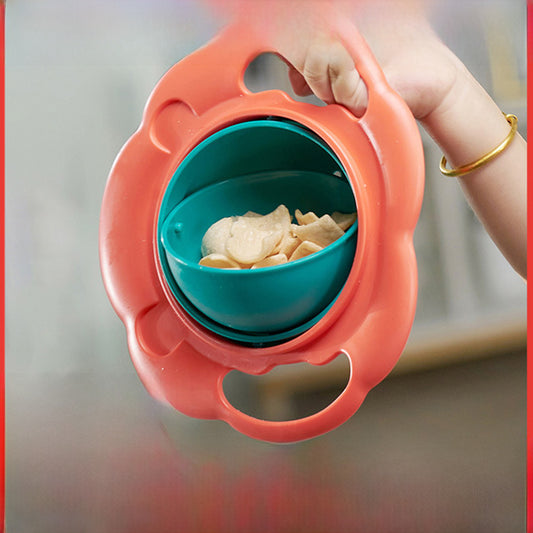 Spill-proof gyro bowl