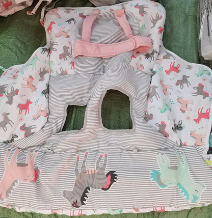 Baby supermarket shopping cart seat cushion