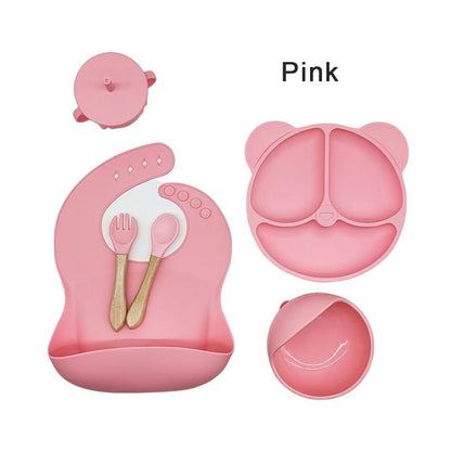 Silicone Baby Tableware Set 6-Piece