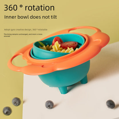Spill-proof gyro bowl