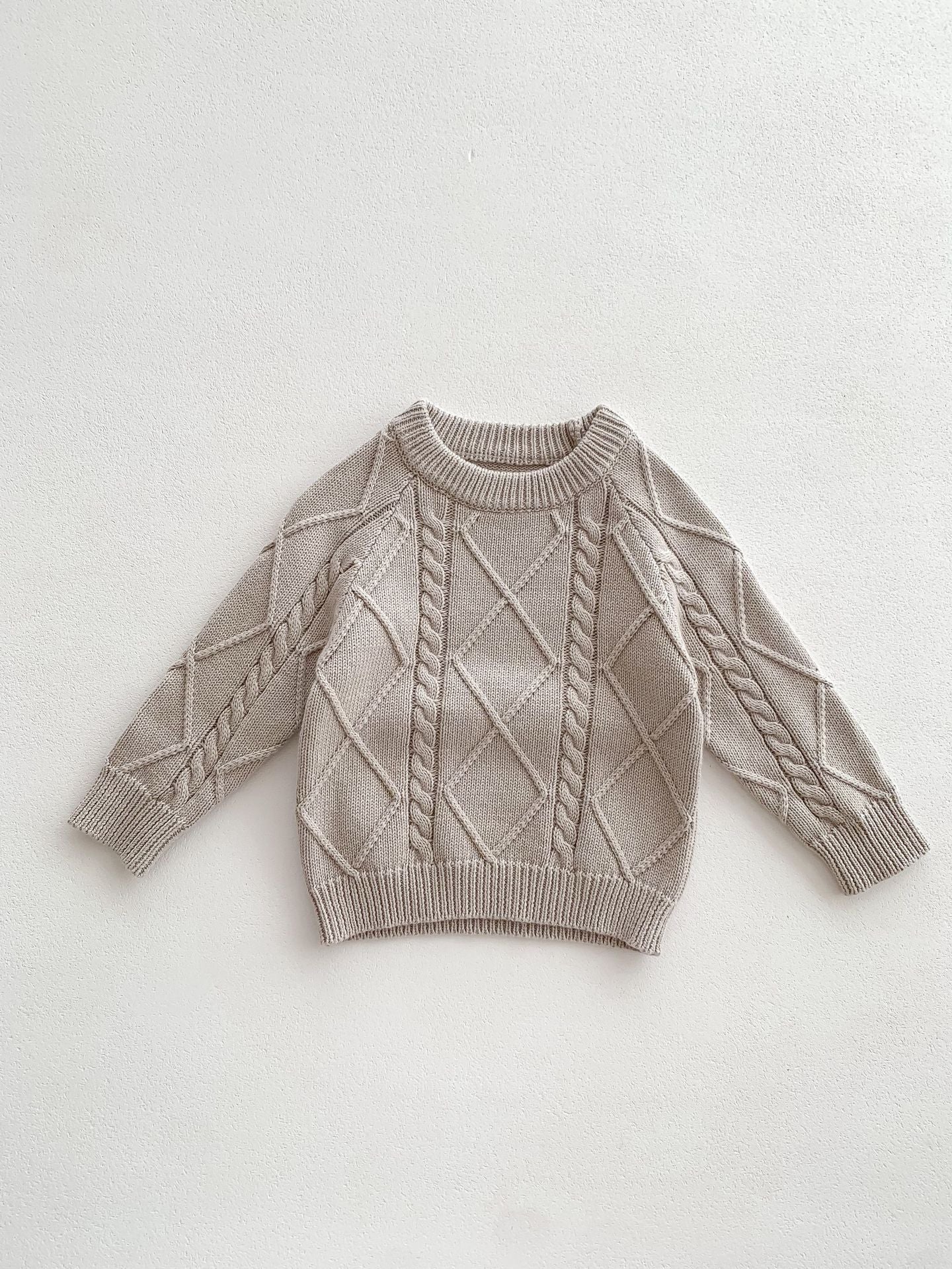 Baby Knit Sweater and Overalls Set