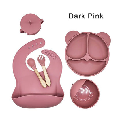 Silicone Baby Tableware Set 6-Piece