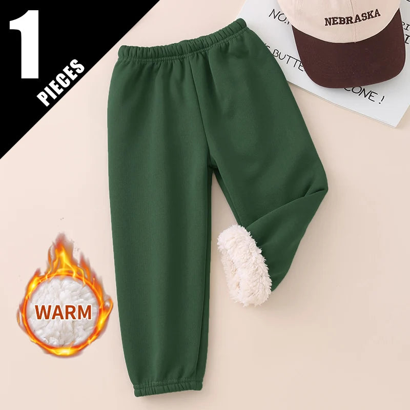Children’s Plush Warm Pants