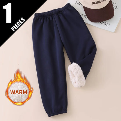 Children’s Plush Warm Pants