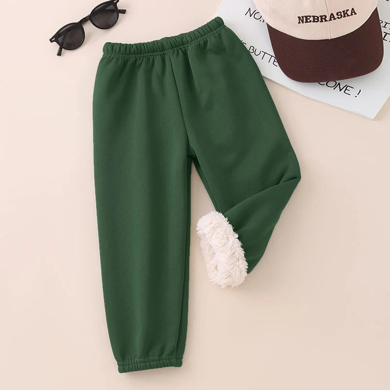Children’s Plush Warm Pants