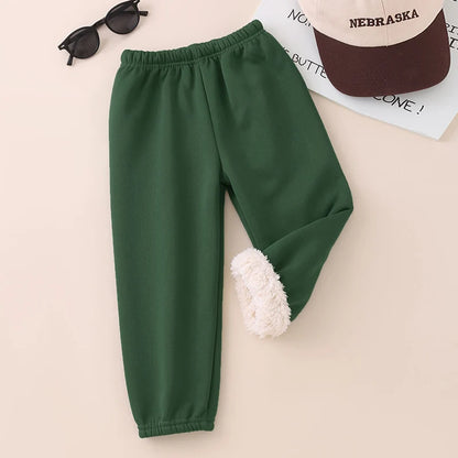Children’s Plush Warm Pants