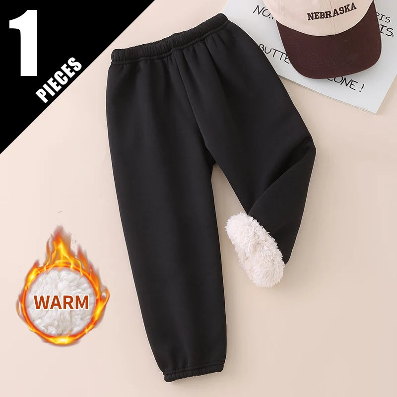 Children’s Plush Warm Pants