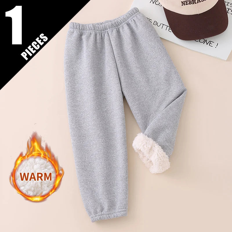 Children’s Plush Warm Pants