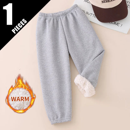Children’s Plush Warm Pants