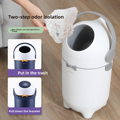 Baby Deodorant Diaper Sheets with Sealed Trash Can