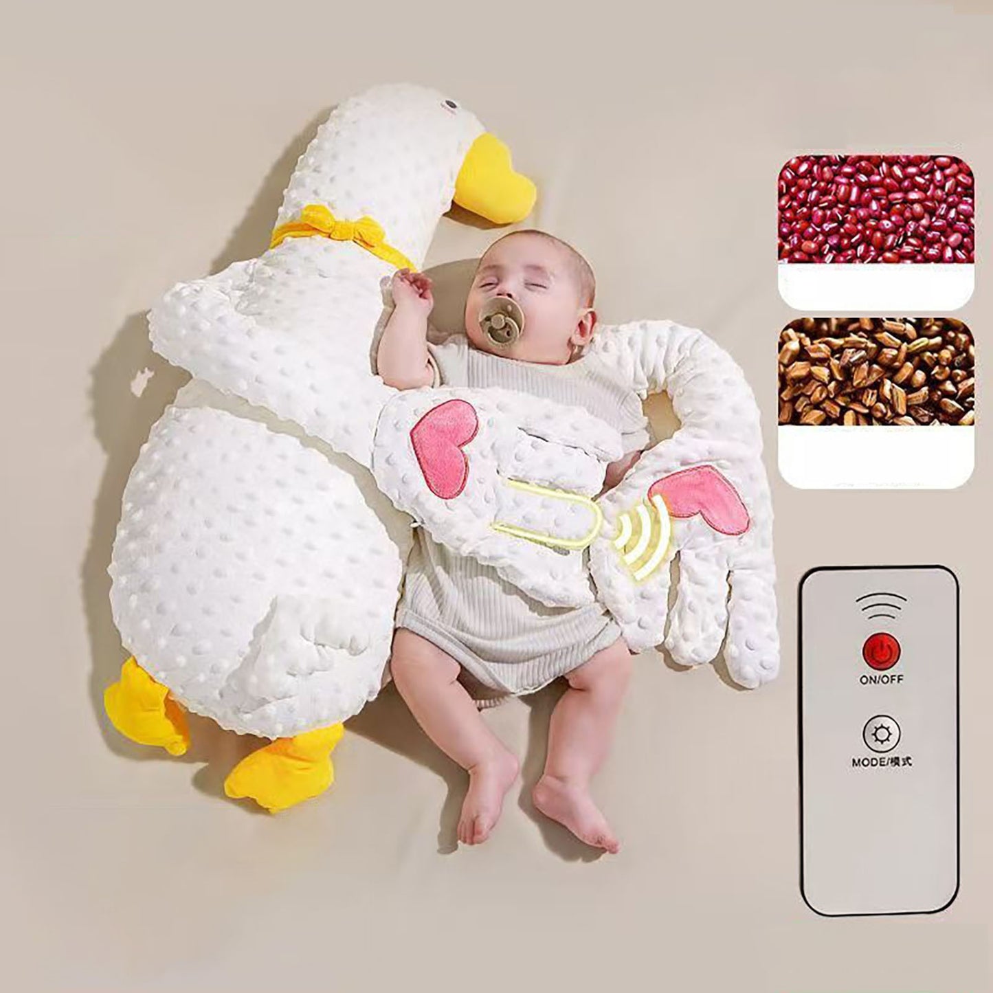 Baby Soothing Hug Sleep Pillow with Warm Feature