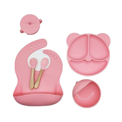 Silicone Baby Tableware Set 6-Piece
