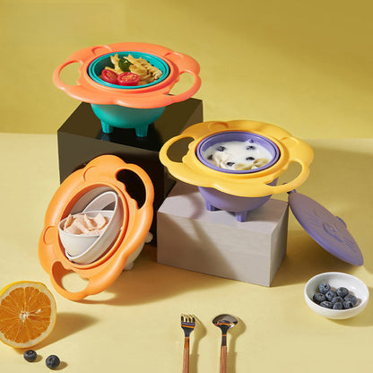 Spill-proof gyro bowl