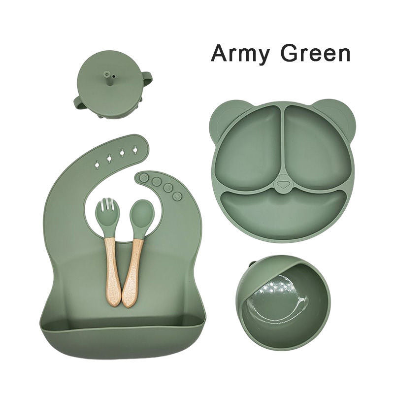 Silicone Baby Tableware Set 6-Piece
