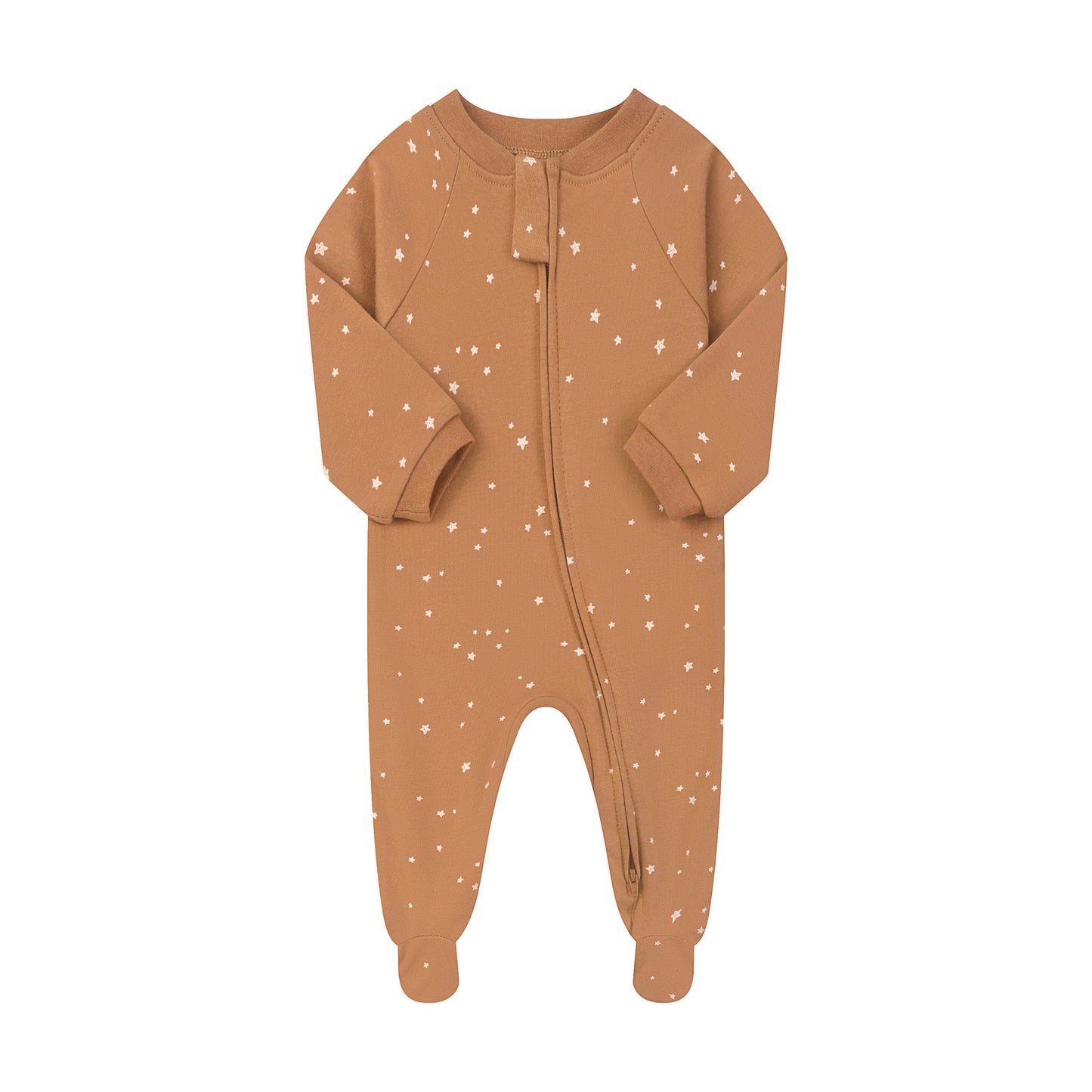Two-way zipper baby romper