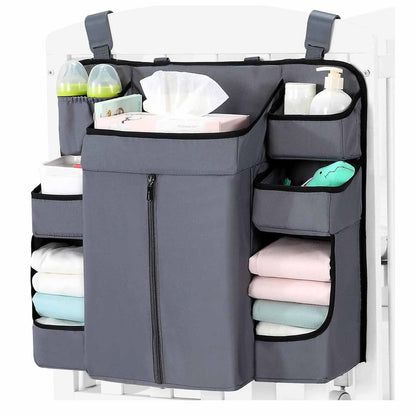 Layered Baby Bedside Storage Bag